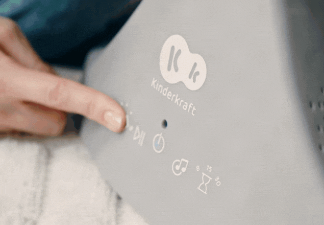 Leagan electric Lumi 2, Light Grey, Kinderkraft